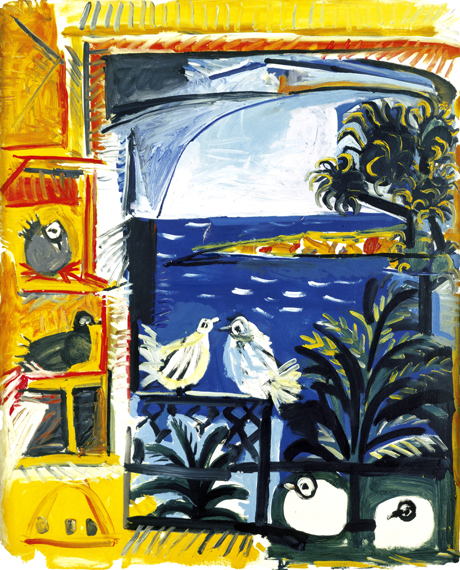 The Pigeons by Pablo Picasso (Inspired by), oil painting reproduction on canvas The Pigeons