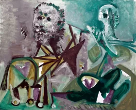 Homme Assis et Centaure