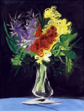 Le Pot De Fleurs Sur Fond Noir