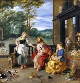 Christ in the House of Martha and Mary 1628