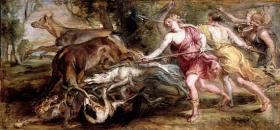 Diana and Her Nymphs, Hunting 1636