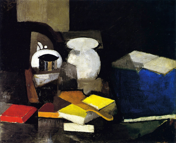Still LIfe with Books and Boxes