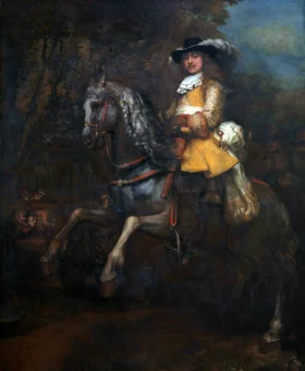 Portrait of a Man on Horseback 1663