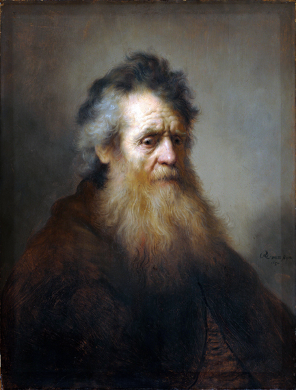 Portrait of an Old Man 1632 by Rembrandt, oil painting reproduction on canvas Portrait of an Old Man 1632