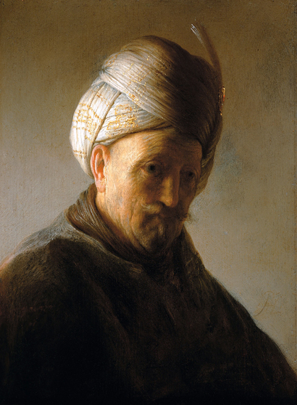 Bust of an Old Man Wearing a Turban 1628