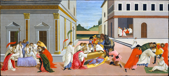 Three miracles of Saint Zenobius