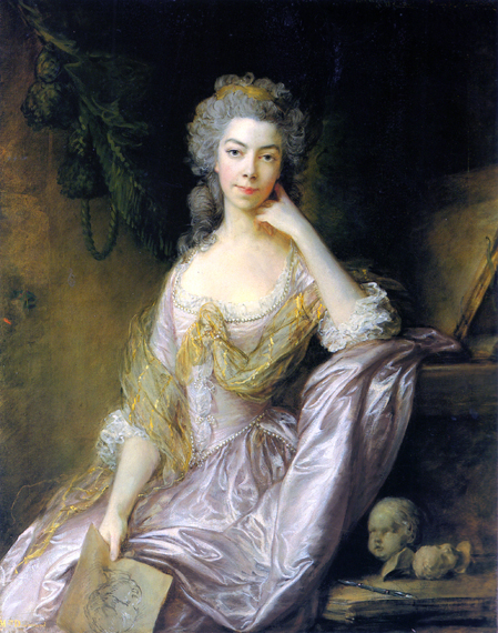 Portrait of Mrs Drummond by Thomas Gainsborough, oil painting reproduction on canvas Portrait of Mrs Drummond