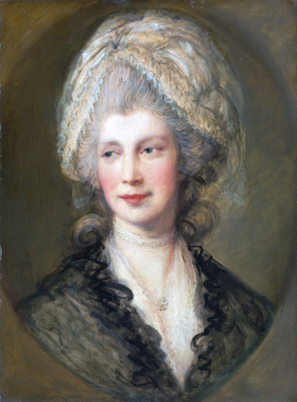 Queen Charlotte by Thomas Gainsborough, oil painting reproduction on canvas Queen Charlotte
