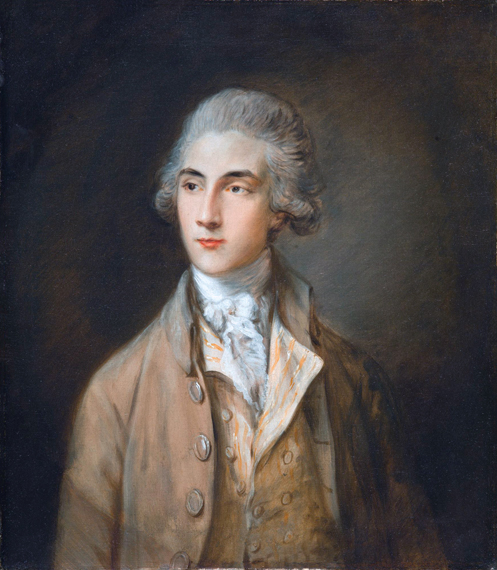 Edward Swinburne 1785 by Thomas Gainsborough, oil painting reproduction on canvas Edward Swinburne 1785