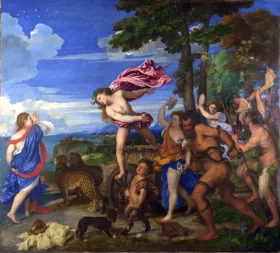 Temple of the Sibyl at Tivoli 1884 Bacchus and Ariadne