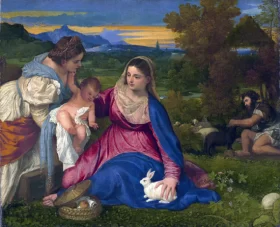 Madonna of the Rabbit 1525