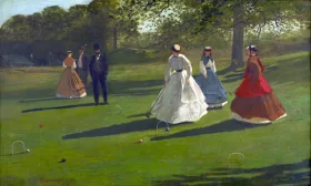 Croquet Players, 1865