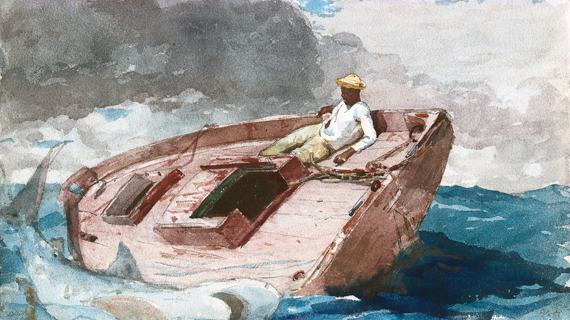 The Gulf Stream by Winslow Homer, oil painting reproduction on canvas The Gulf Stream