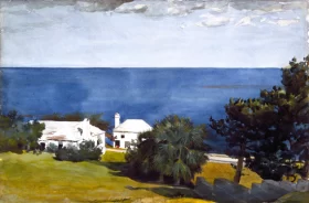 Fog over the Sea (A Storm at Sea) 1884 Shore at Bermuda, 1899