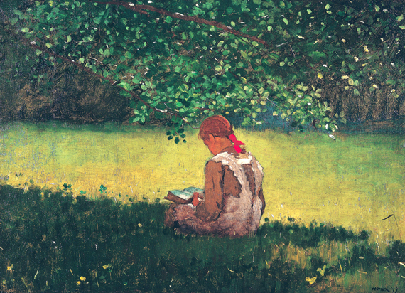 Reading by the Brook, 1879