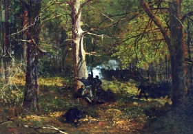 Sunset over Constantinople 1 Skirmish in the Wilderness, 1864