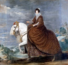 Equestrian Portrait of Elisabeth of France
