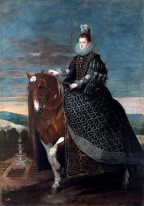 Equestrian Portrait of Margarita of Austria