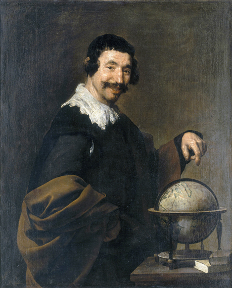 Democritus by Diego Velazquez, oil painting reproduction on canvas Democritus