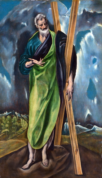 Saint Andrew by El Greco, oil painting reproduction on canvas Saint Andrew