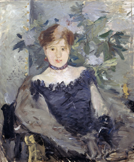 Le Corsage Noir 1878 by Berthe Morisot, oil painting reproduction on canvas Le Corsage Noir 1878