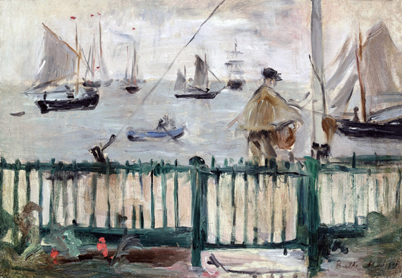 Vue d’Angleterre or Dans l’Ile de Wight 1875 by Berthe Morisot, oil painting reproduction on canvas Vue d'Angleterre or Dans l'Ile de Wight 1875