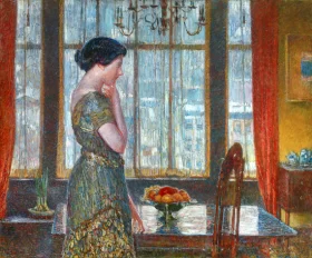 New York Winter Window, 1919