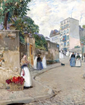 The Street of Montmartre, Paris