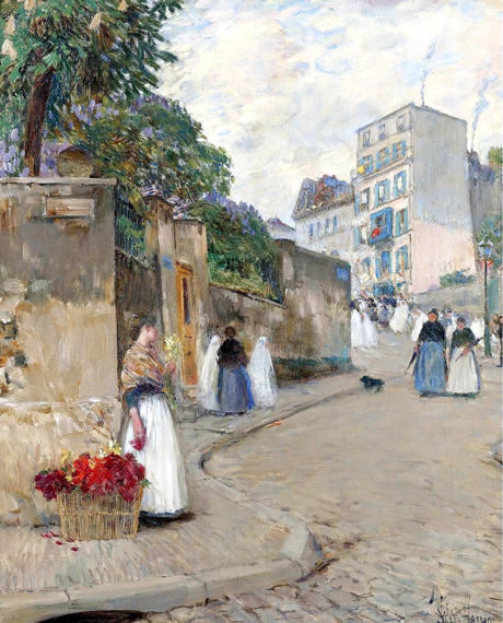 The Street of Montmartre, Paris