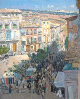 View of a Southern French City 1902