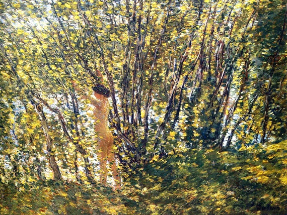 Nude in Sunlilt Wood