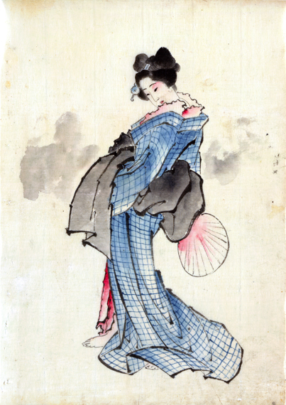 Woman, full-length portrait 1830