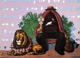 Deux Tourterelles, dans la Chaude Pénombre de Leur Maison, Plate XII