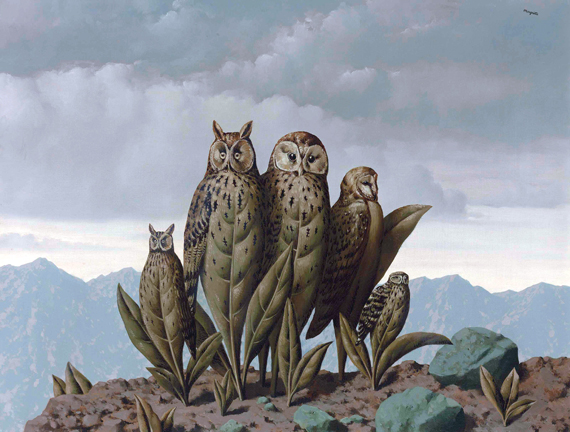 Les compagnons de la peur by René Magritte, oil painting reproduction on canvas Les compagnons de la peur