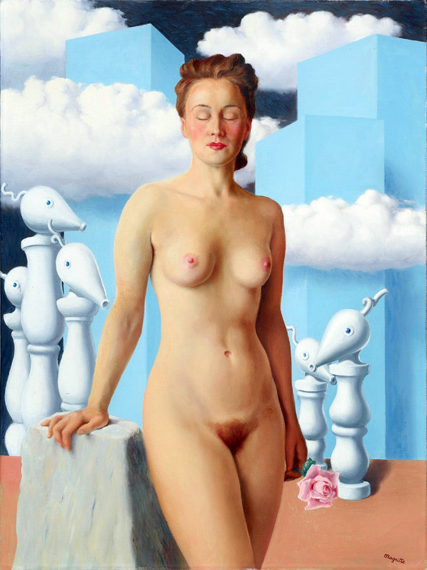 L’ingénue by René Magritte, oil painting reproduction on canvas L'ingénue