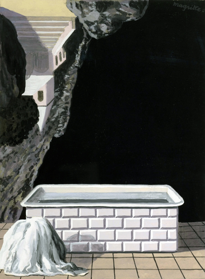 L’atlantide by René Magritte, oil painting reproduction on canvas L'atlantide