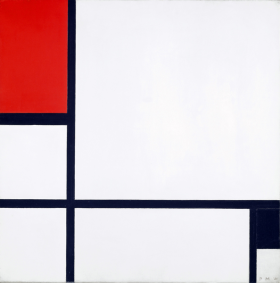 Composition No.1 with Red and Black 1929