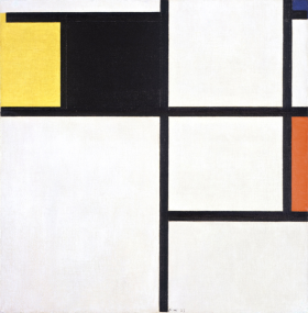 Tableau (yellow, black, blue, red and grey) 1929