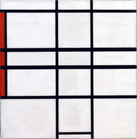 Composition with White and Red 1936