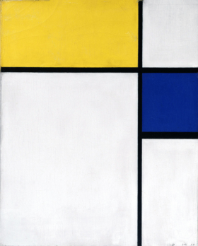 Composition with Blue and Yellow 1932