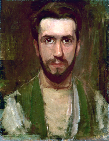 Self-Portrait 1900 by Piet Mondrian, oil painting reproduction on canvas Self-Portrait 1900