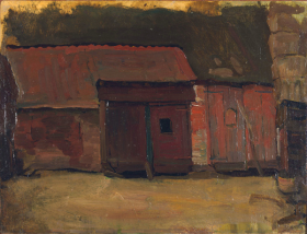 Barn doors of a Brabant farm building