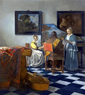 The concert by Johannes Vermeer Oil Painting Reproduction Kosh