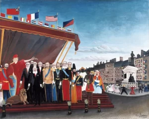 Foreign Powers Coming to Greet the Republic as a Sign of Peace