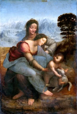 Virgin and Child with St Anne