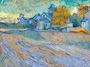 Vue De L’asile Et De La Chapelle Saint-Paul De Mausole (Saint-Rémy)