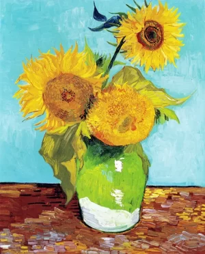 Three Sunflowers 1888
