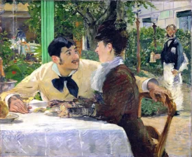 Portrait of George Coyte 1780 Chez le Père Lathuille, 1879