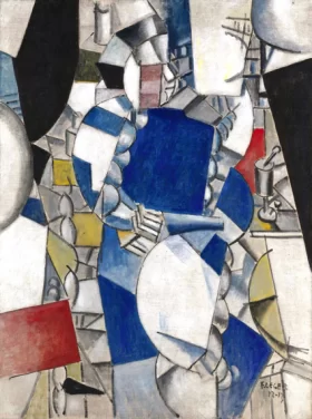 Étude Pour 'La Femme en Bleu