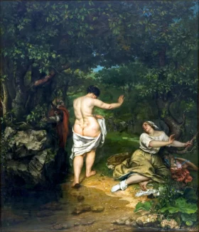 Still life with aubergines The Bathers 1853